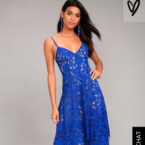 Lulus “one wish midi dress”